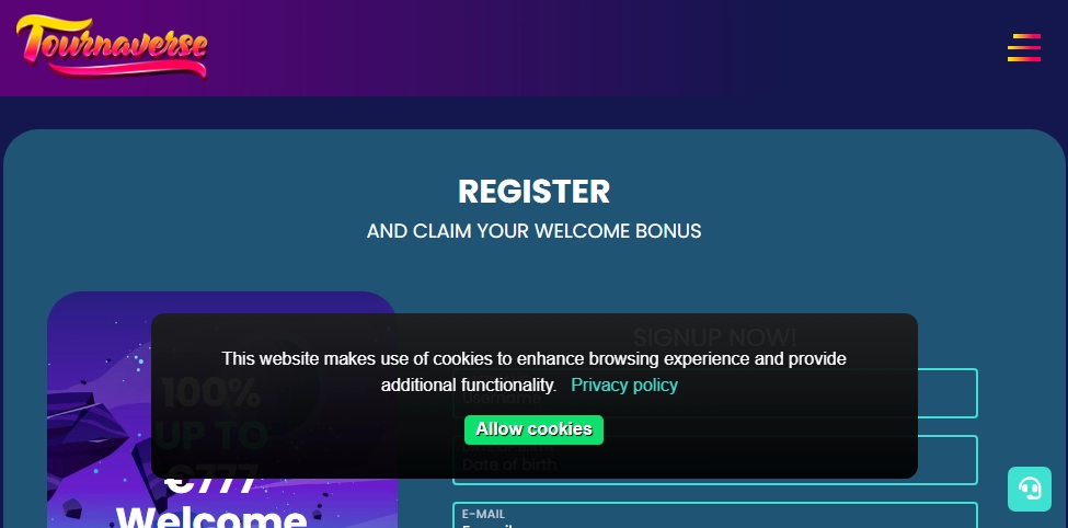 Tournaverse Casino